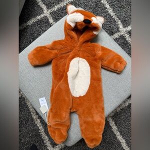 MORI Fox-Themed Hooded Costume.  3-6 months